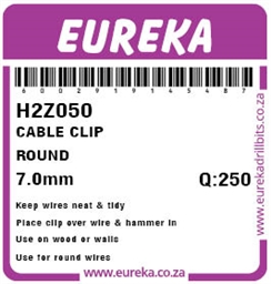 H2Z050 - Cable Clip Round -H2Z050_label_T